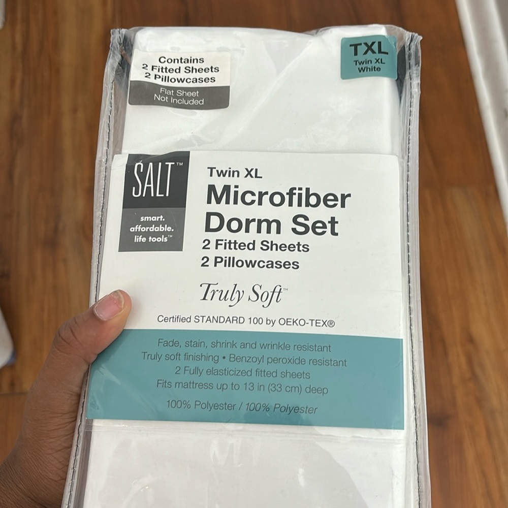 TWIN XL MICROFIBER DORM SET